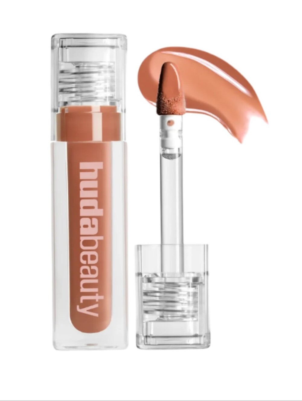HUDA BEAUTY Faux Filler Extra Shine Lip Gloss in Richcealer | NWT